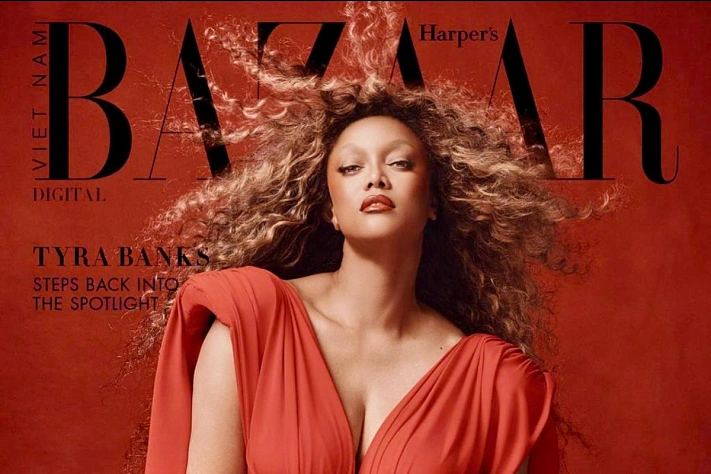 51-летняя Тайра Бэнкс вернулась на обложку Harper’s Bazaar
